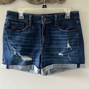 Denim shorts